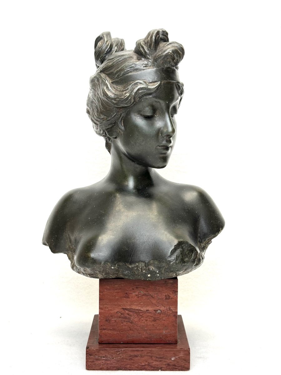 Emmanuel Villanis Bronze Bust