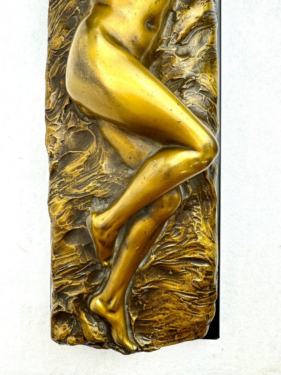 Alfredo Neri, Sculpture Femme Nue Allongée-photo-4