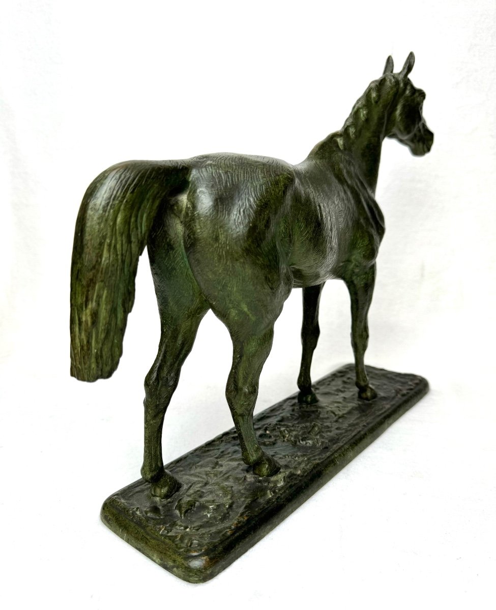 Fratin -  Épreuve En Bronze Cheval « Félix » -photo-4