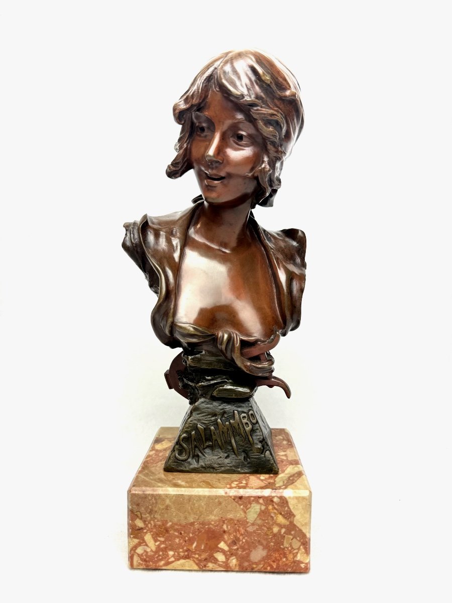 A. Lefebvre, Salammbo Bronze Bust. 