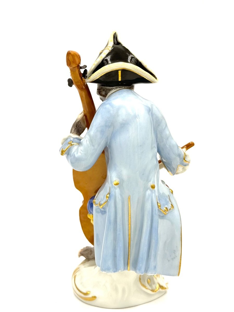 Meissen - Monkey Orchestra - Monkey Like Bass Violinist-photo-3