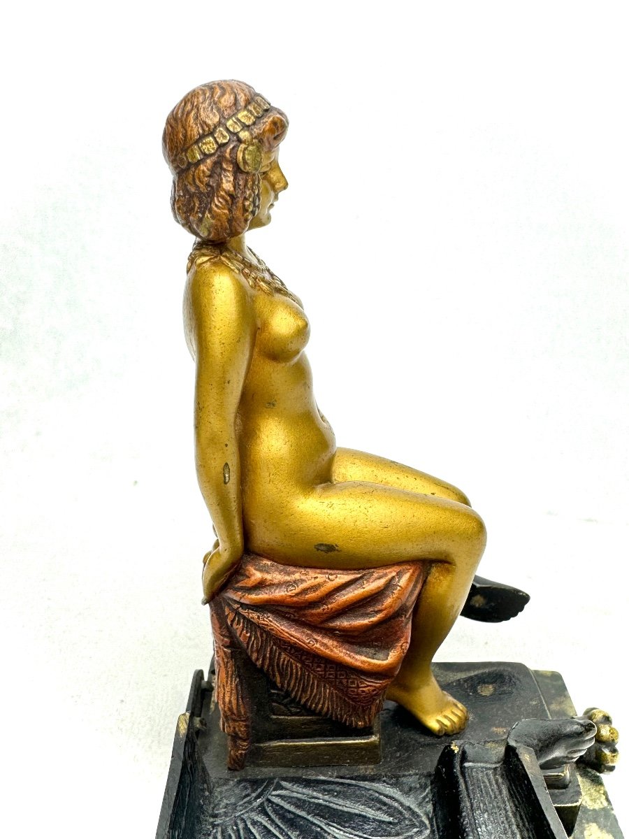 Bergman - Vienna Erotic Bronze Egyptian Deity-photo-2