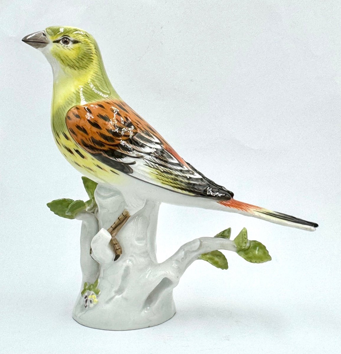 Meissen - Porcelain Figure Of A Gold Hammer Bird