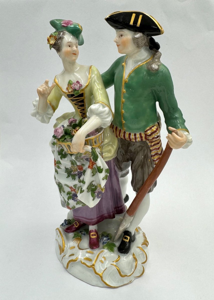 Meissen - Allegory Of The Four Seasons Group - Spring -photo-4