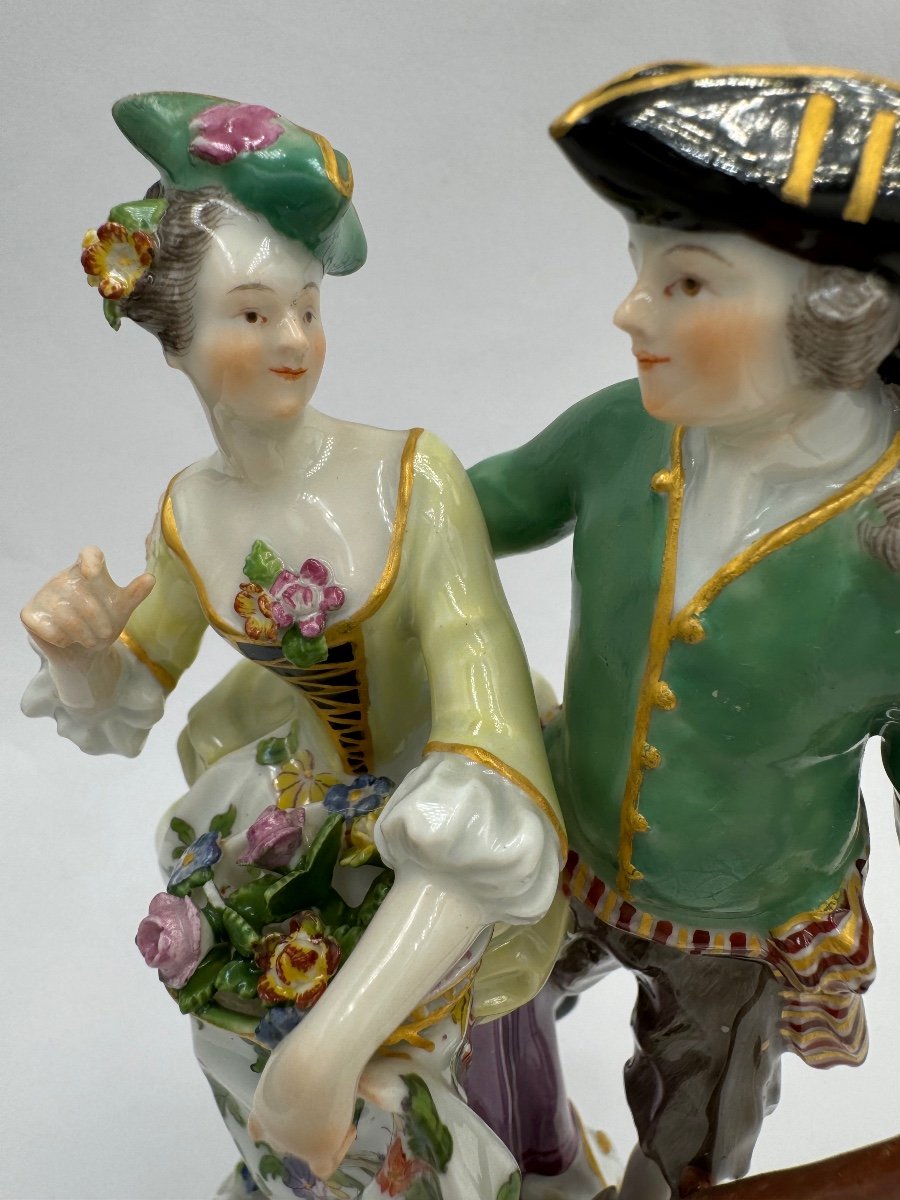 Meissen - Allegory Of The Four Seasons Group - Spring -photo-5