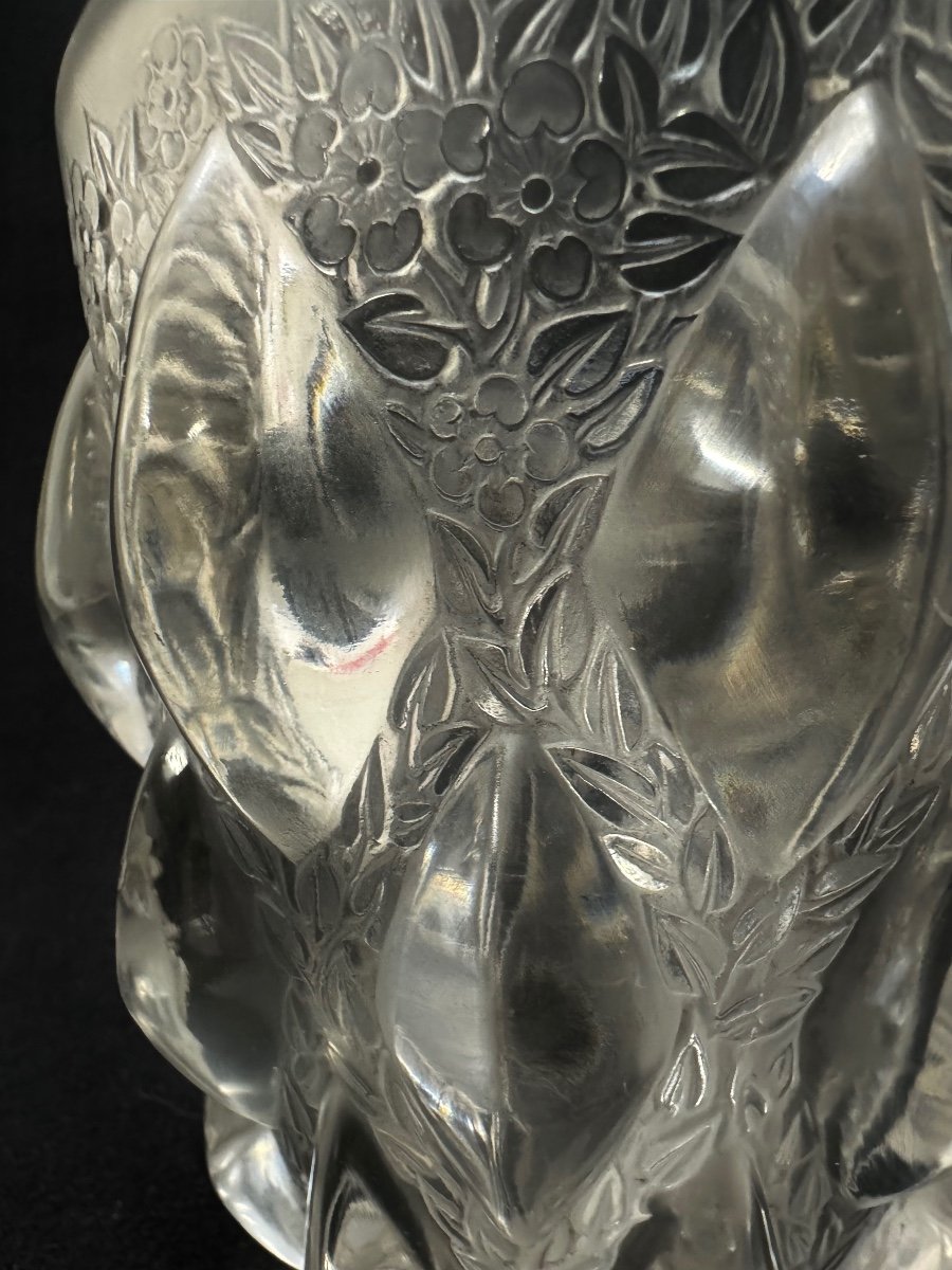 R. Lalique Rampillon Vase-photo-3