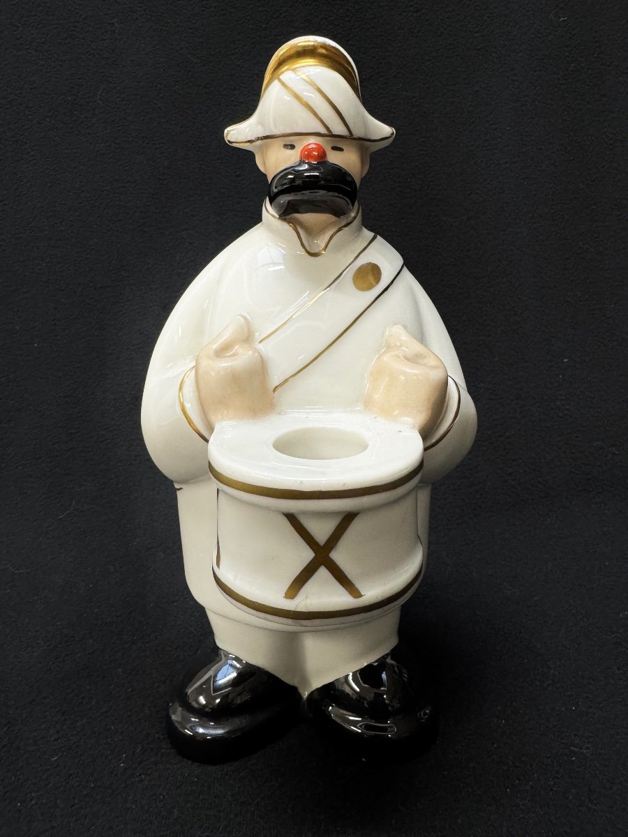 Robj, Soldier Inkwell With Drum 