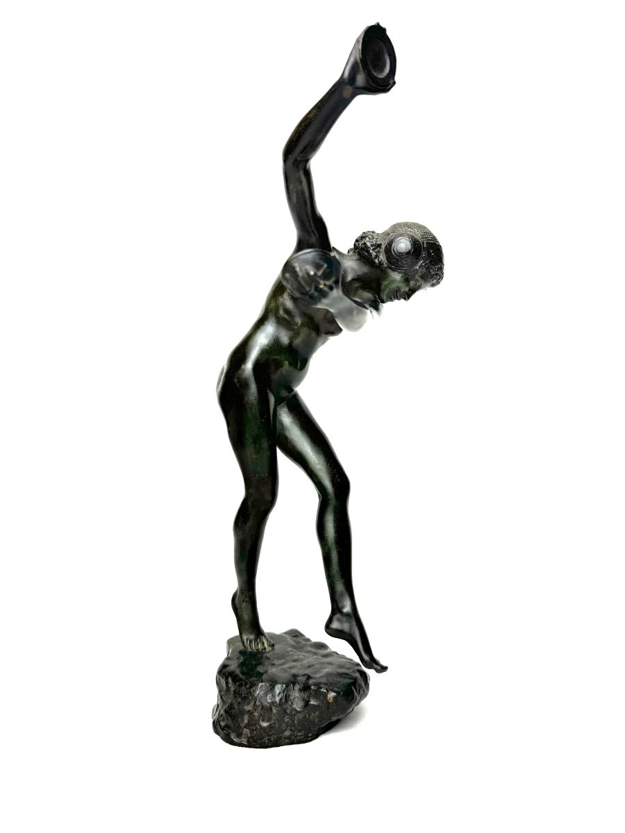 L. Dupuy - Bronze Dancer With Cymbals -photo-2