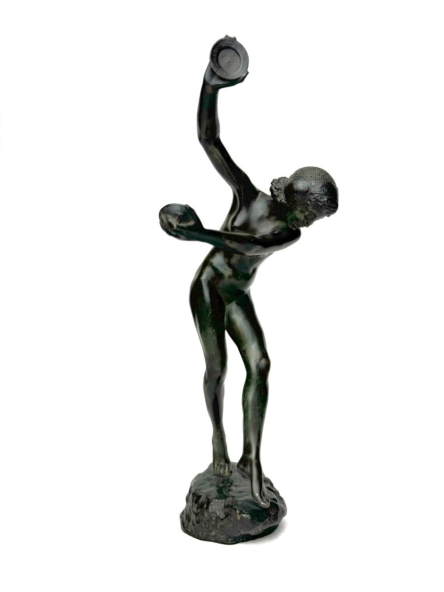 L. Dupuy - Bronze Dancer With Cymbals 