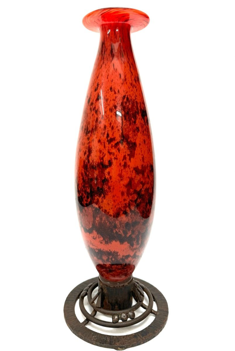 André Delatte Nancy - Art Deco Vase 