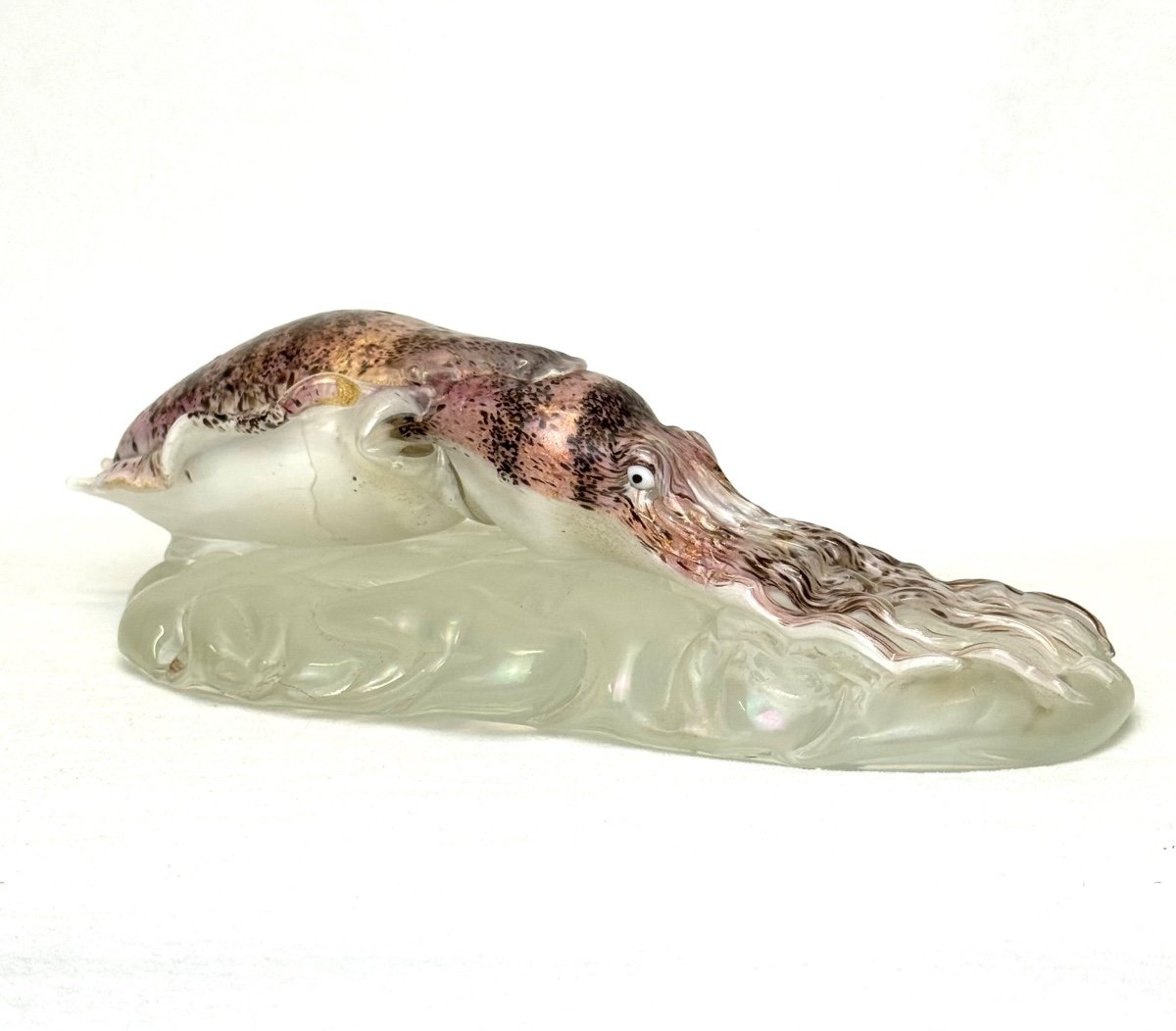 Murano Glass Squid Figure 