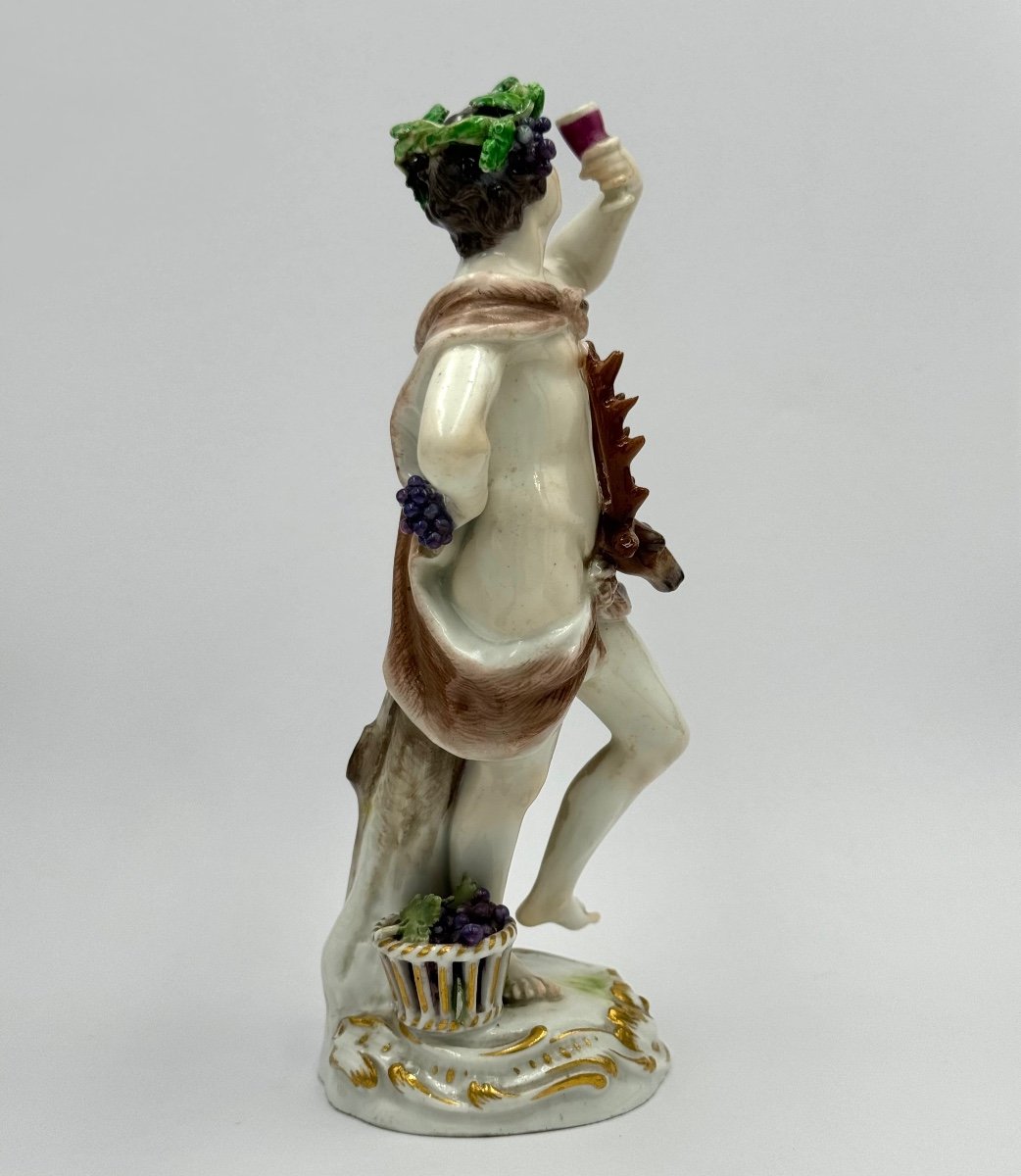 Meissen, Figurine En Porcelaine Allégorie de l'Automne-photo-3