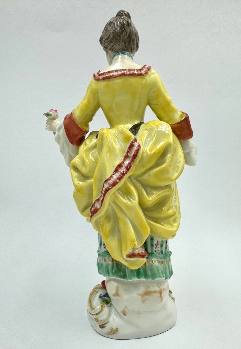 Meissen Porcelain Figure Florist From The Cris De Paris Series -photo-4