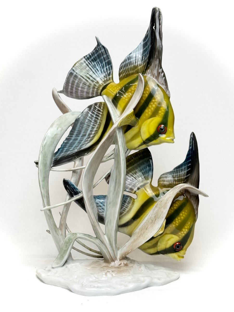 Rosenthal - Scalare Fish Porcelain Group-photo-2