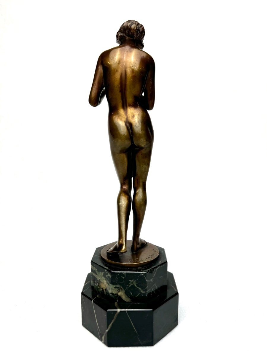 L. Eisenberger - Bronze Sculpture Nude Woman -photo-3