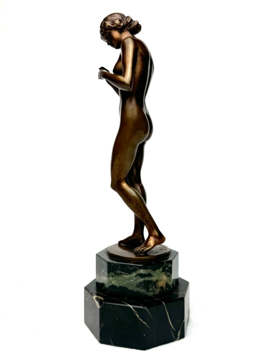 L. Eisenberger - Bronze Sculpture Nude Woman -photo-4