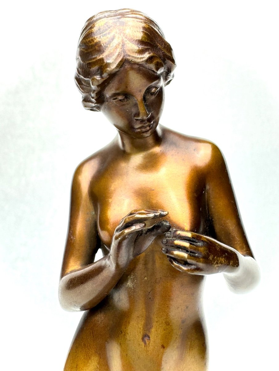 L. Eisenberger - Bronze Sculpture Nude Woman -photo-1