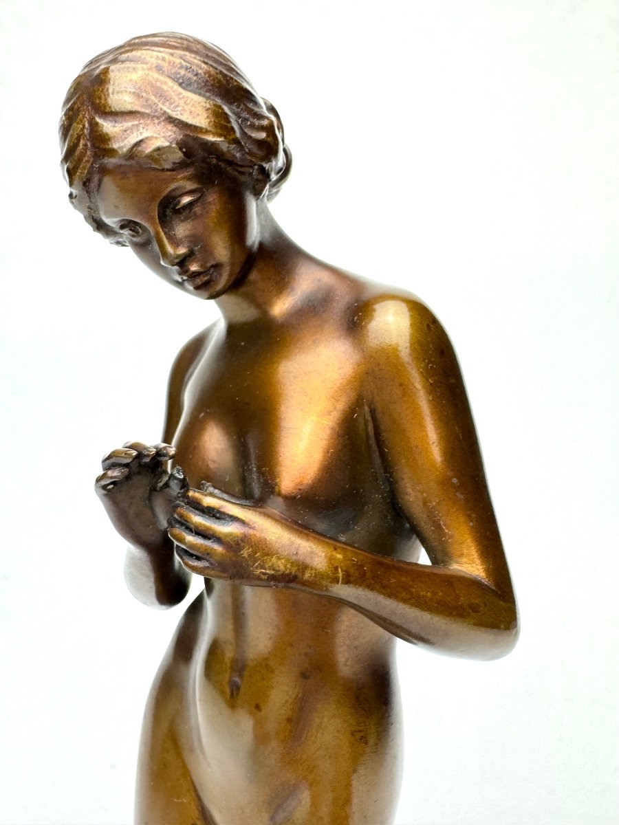 L. Eisenberger - Bronze Sculpture Nude Woman -photo-4