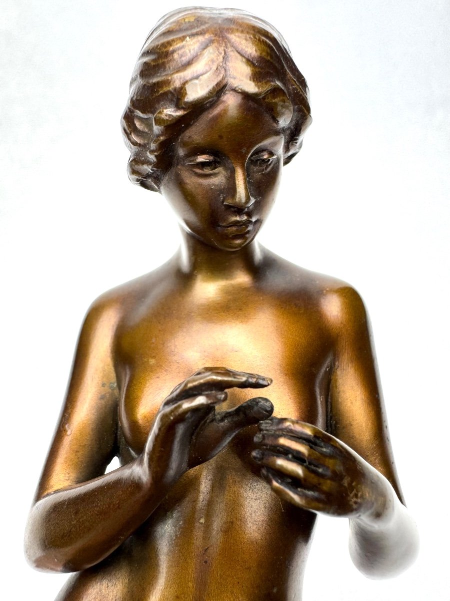 L. Eisenberger - Bronze Sculpture Nude Woman -photo-5