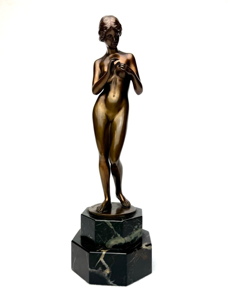 L. Eisenberger - Bronze Sculpture Nude Woman 