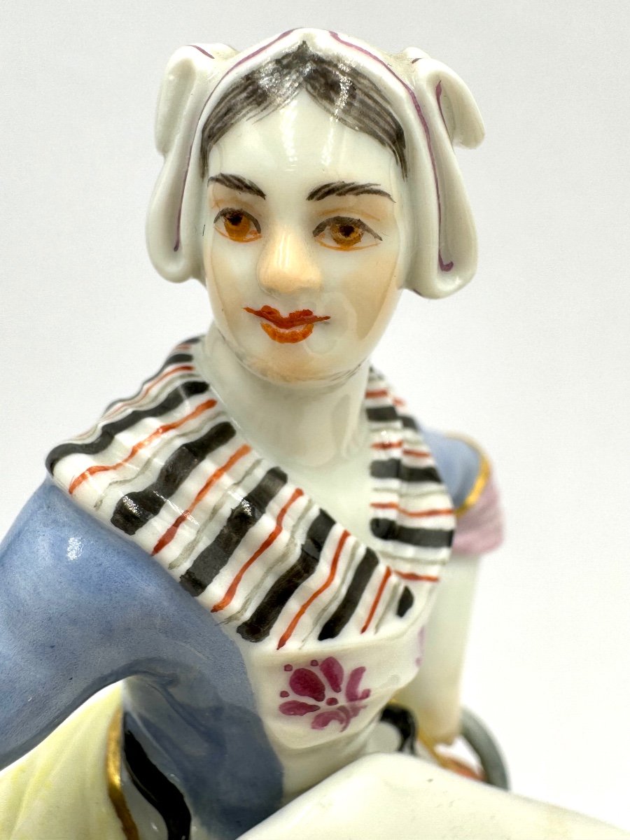 Meissen - Les Cris De Paris, Vendeuse De Fruits-photo-5