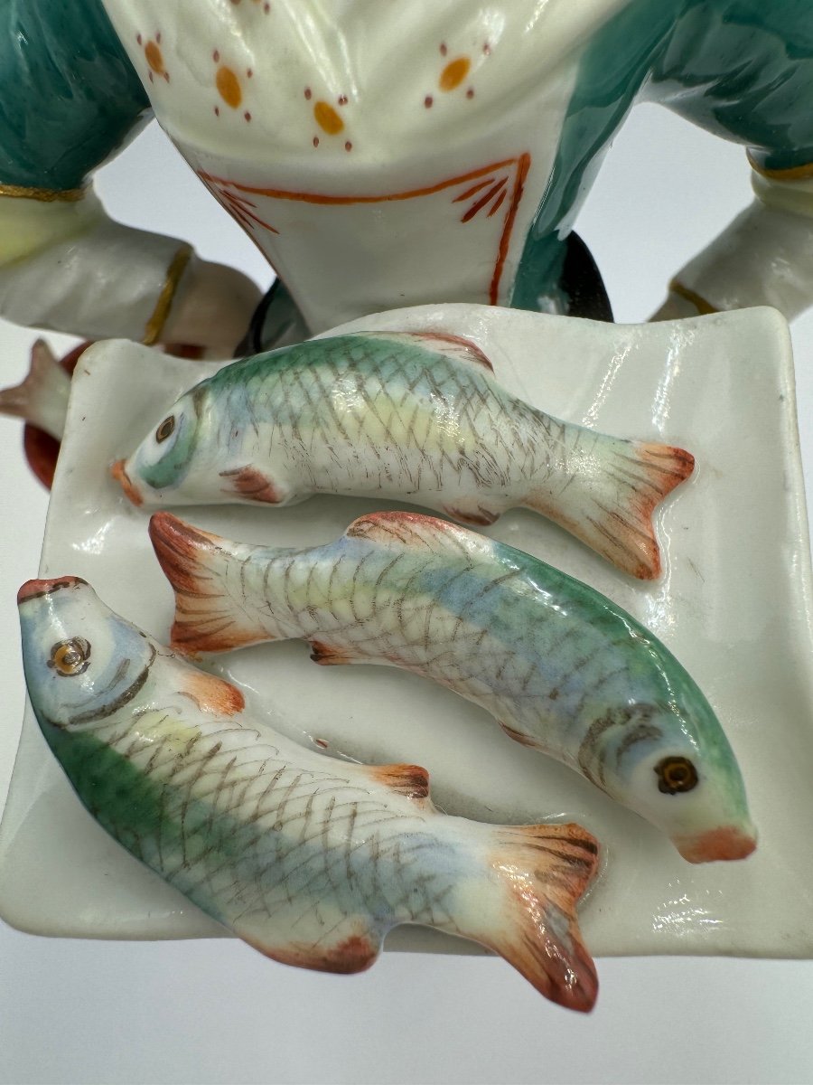 Meissen - Les Cris De Paris, Vendeuse De Poisson-photo-4