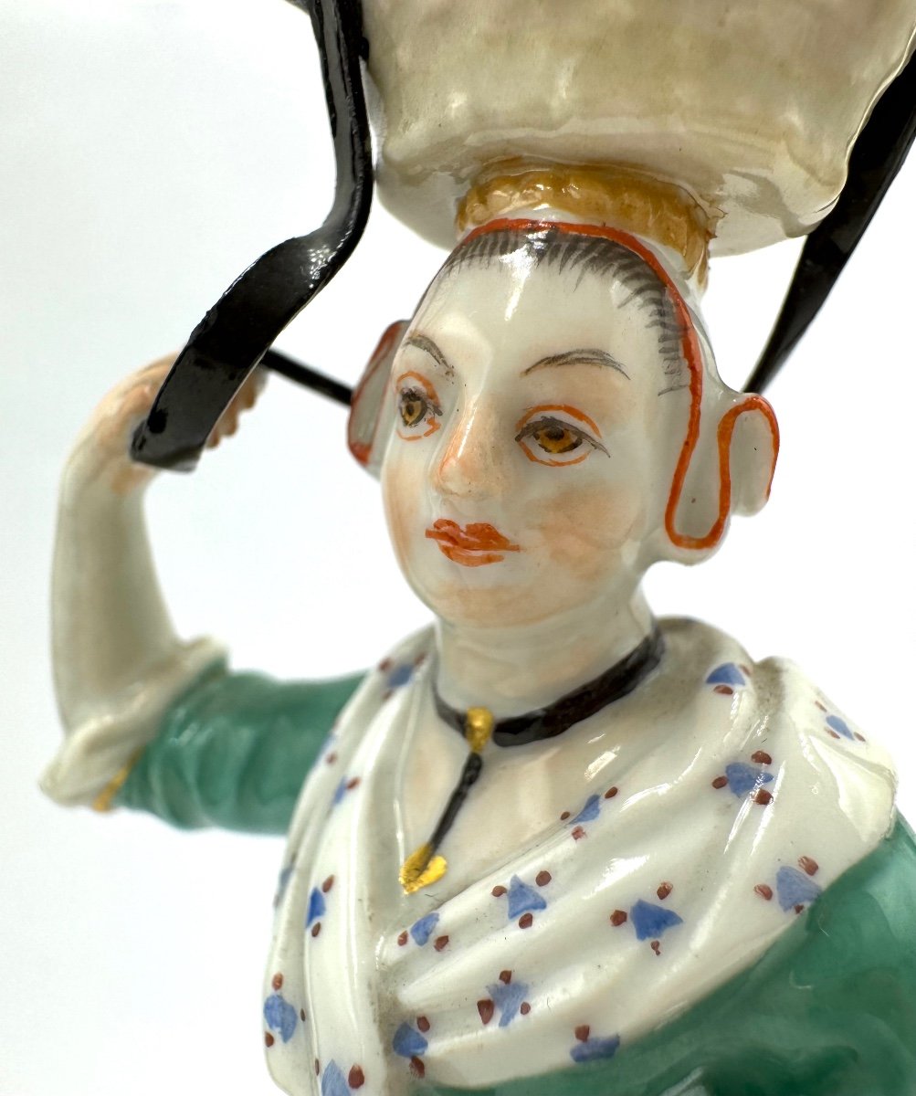 Meissen - The Cries Of Paris, Merchant With Baskets-photo-2