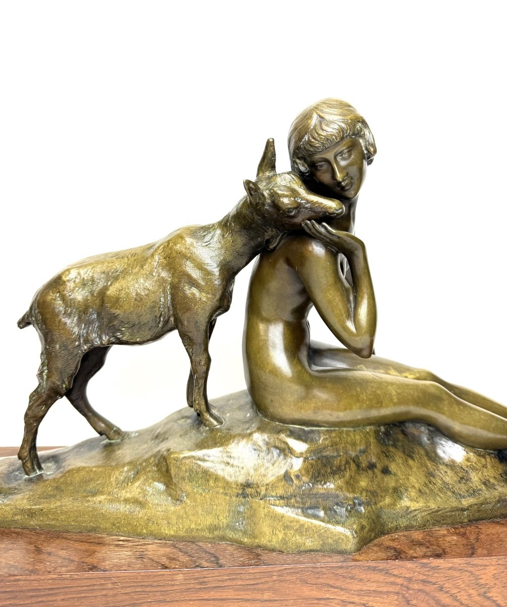 Pierre Alexandre Morlon - Bronze Les Deux Amies -photo-3