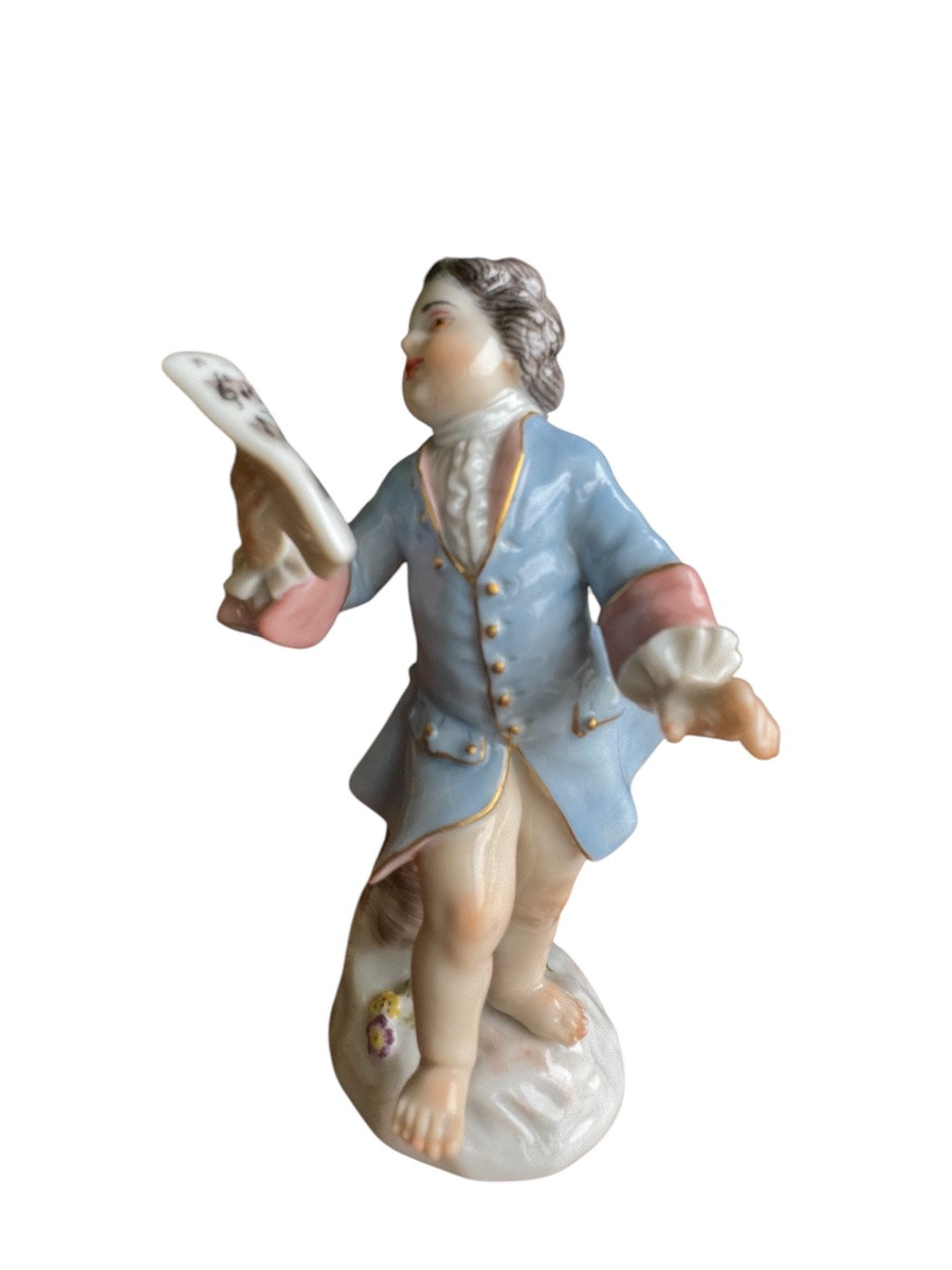 Meissen - Singing Cupid From The Series Little Cupids In Disguise-photo-2