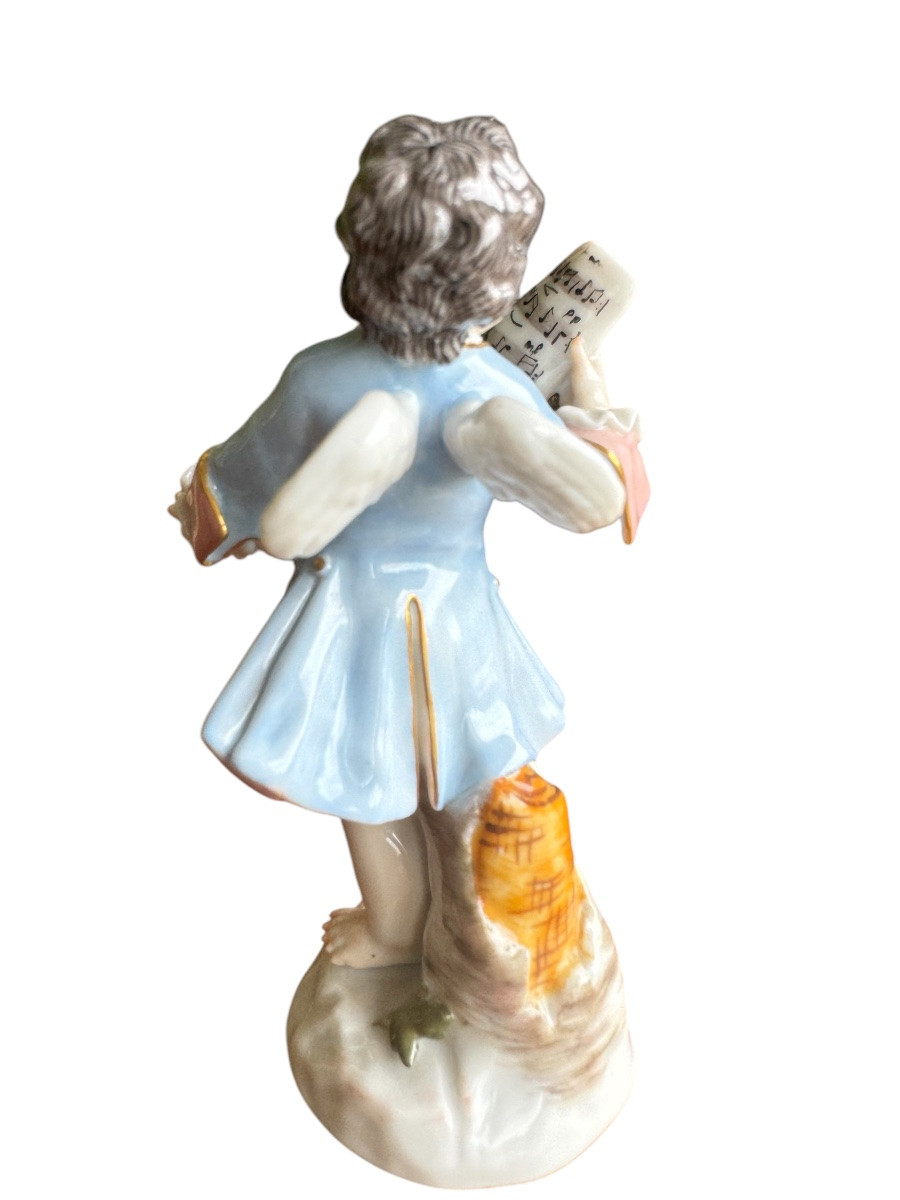 Meissen - Singing Cupid From The Series Little Cupids In Disguise-photo-4