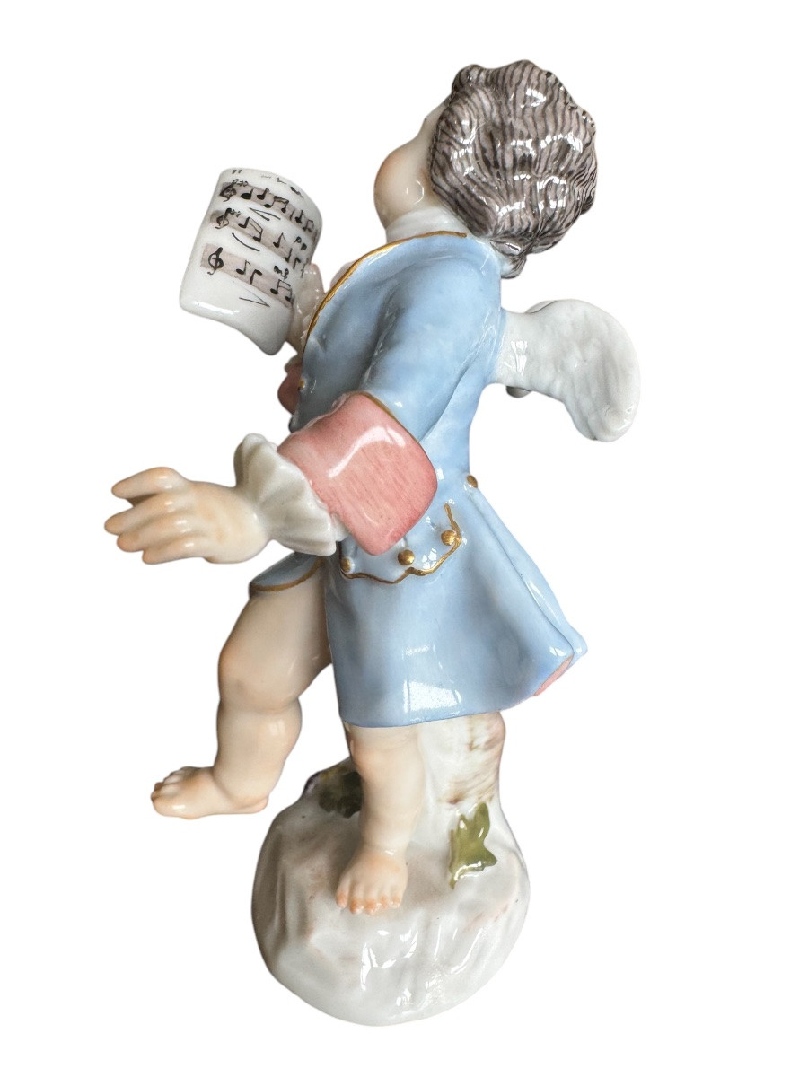 Meissen - Singing Cupid From The Series Little Cupids In Disguise-photo-1