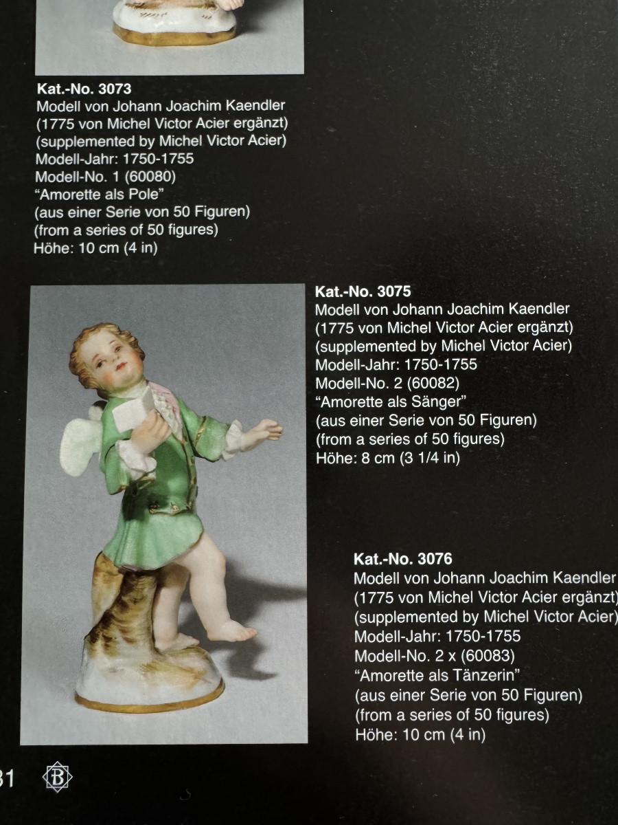Meissen - Singing Cupid From The Series Little Cupids In Disguise-photo-5