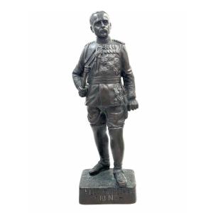 Georges Omerth - French Marshal Bronze Sculpture