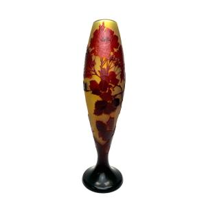 Gallé - Rosier Eglantine Model Vase