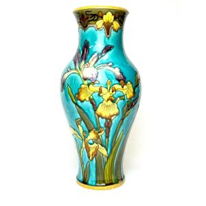 Sèvres Atelier d'Optat Milet Vase Signed V. Young 