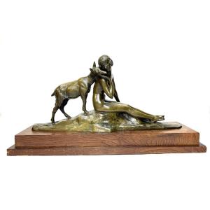 Pierre Alexandre Morlon - Bronze The Two Friends 