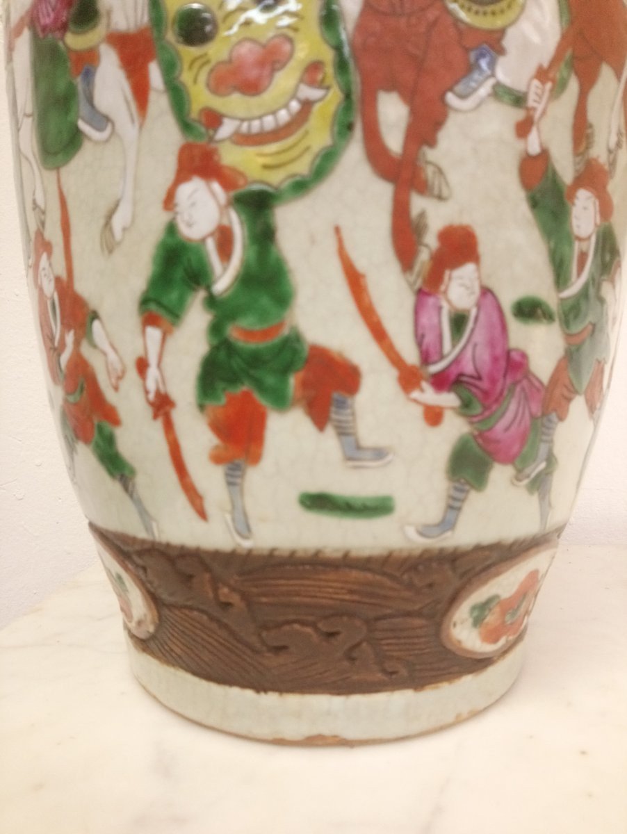 Cracked Ceramic From Nanjing.china/large Vase-photo-3