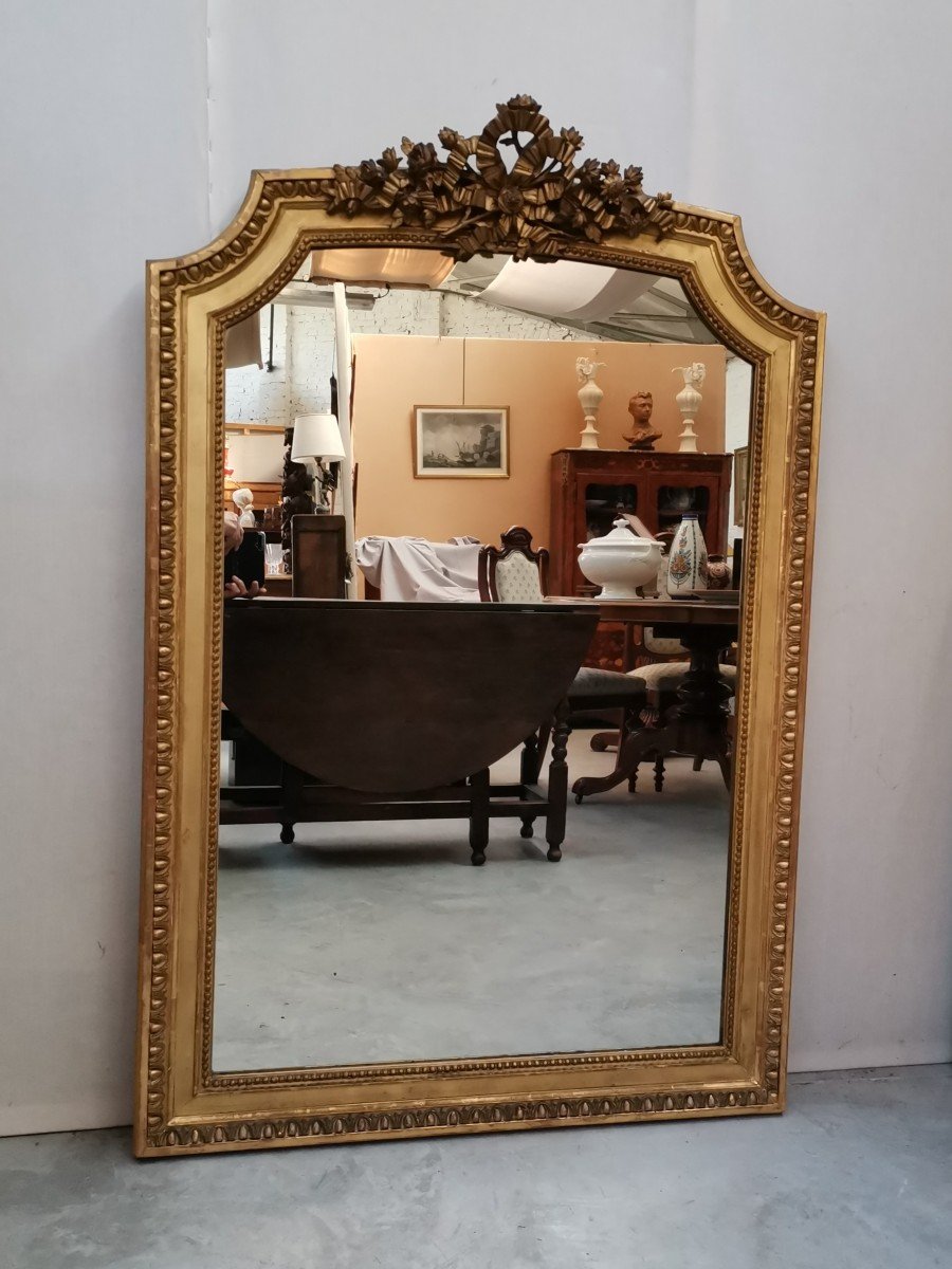 Miroir Doré Style Louis XVI 