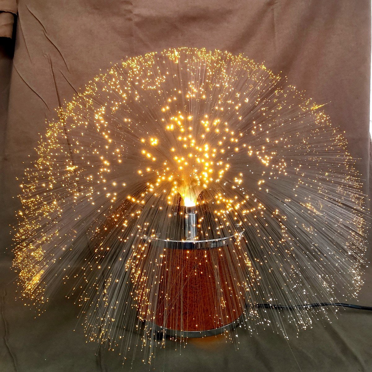 Lampe Cinétique En Fibres De Verre d' Après Harry Bertoia -photo-2