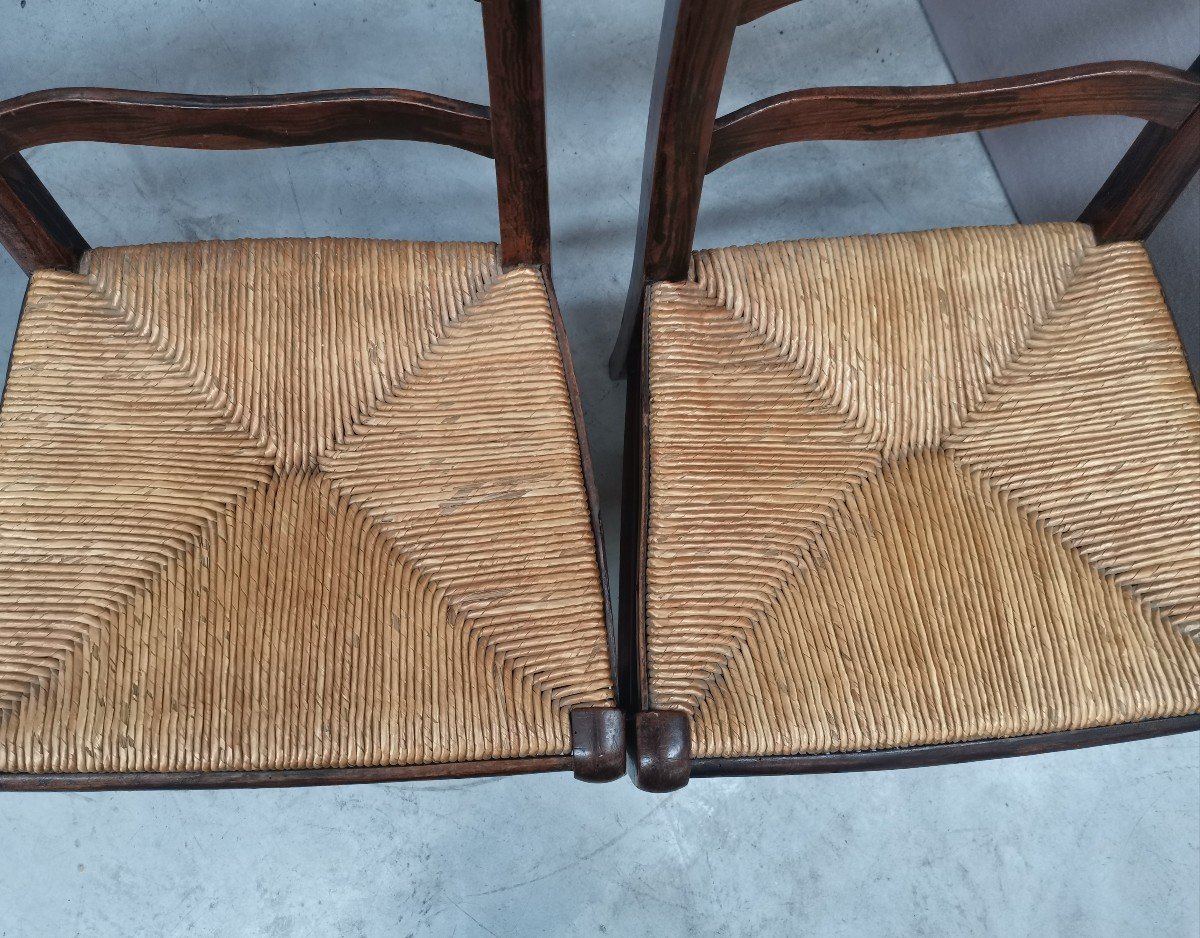 Pair Of 19th Century Children's Chairs. -photo-3