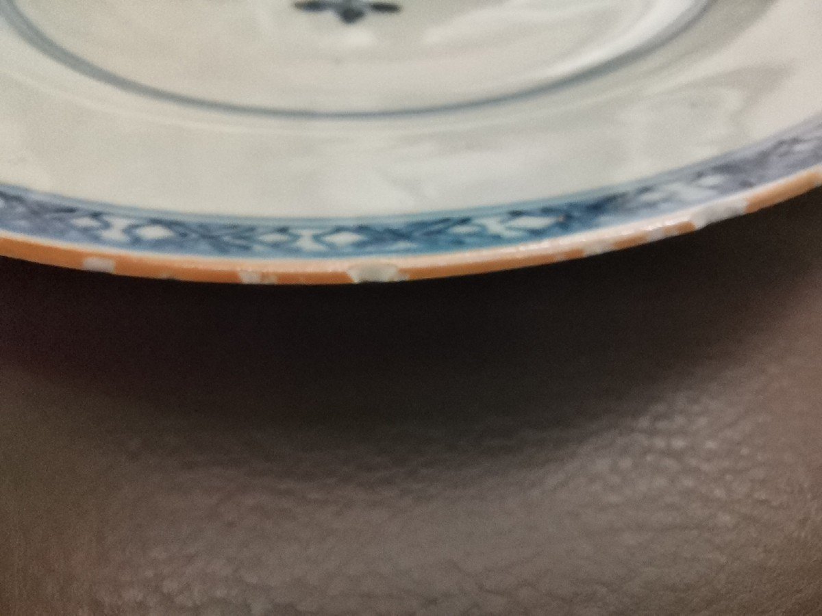 3 18th Century Chinese Porcelain Plates -photo-1