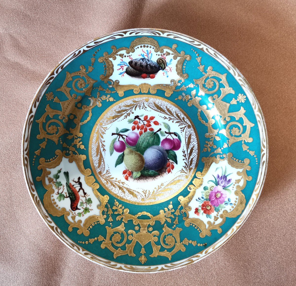 Porcelain Plate Imperial Manufactory Of St Petersburg 