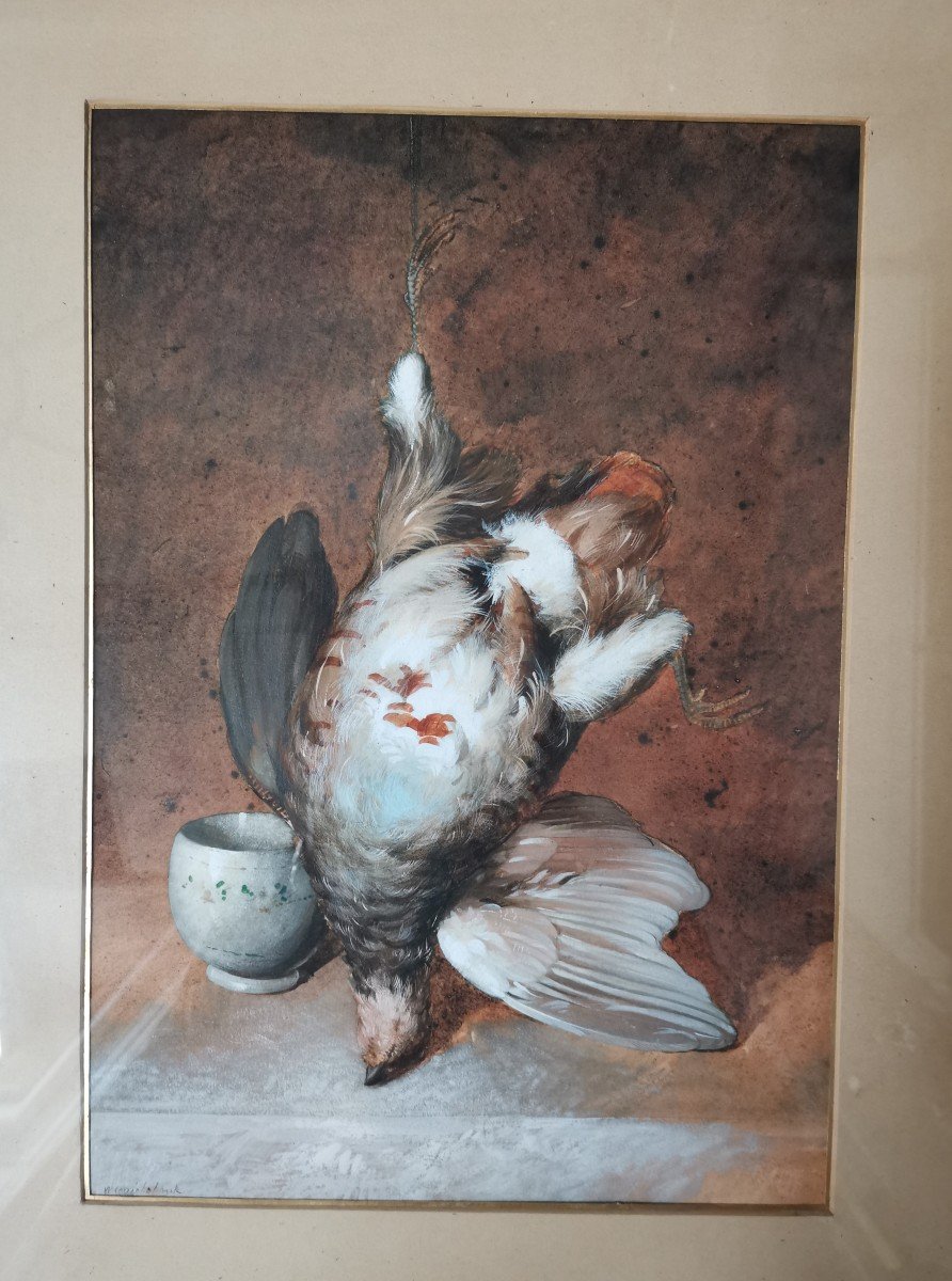 Partridge Still Life By William Cruickshank-photo-1