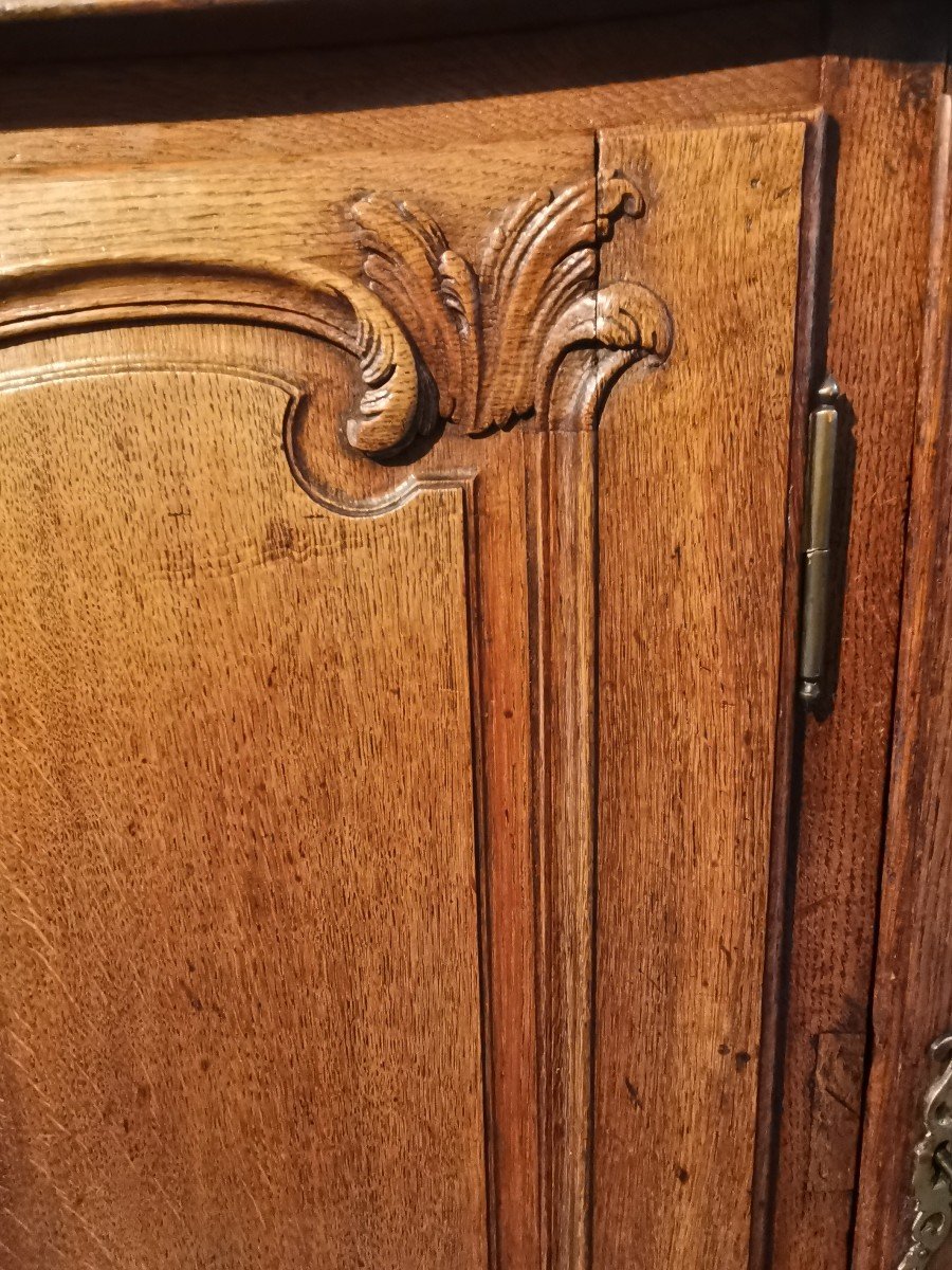 Curved Louis XV Sideboard, 19th C.-photo-6