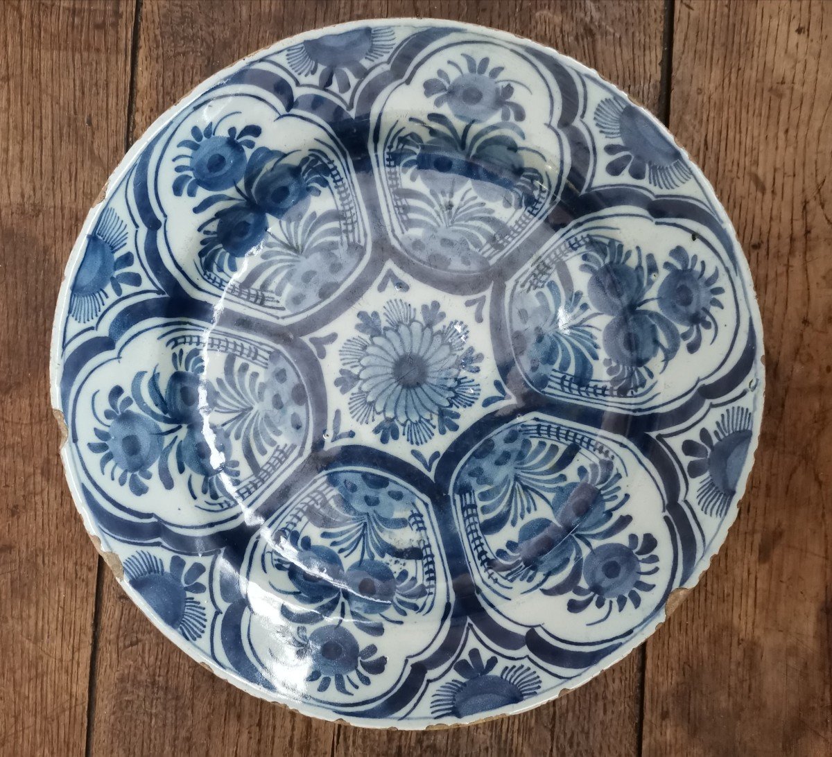 Pair Of 18th Century Delftware Dishes-photo-2