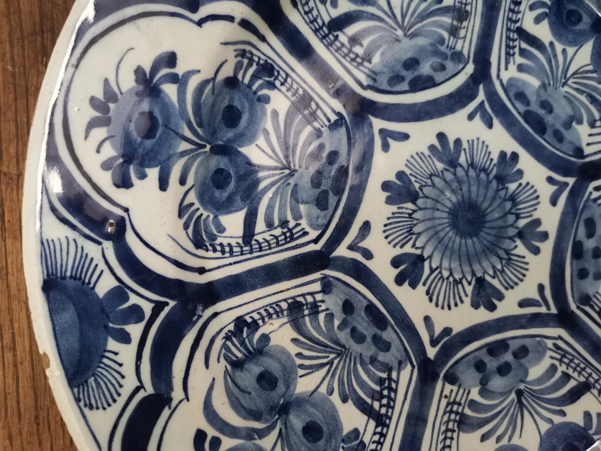 Pair Of 18th Century Delftware Dishes-photo-4