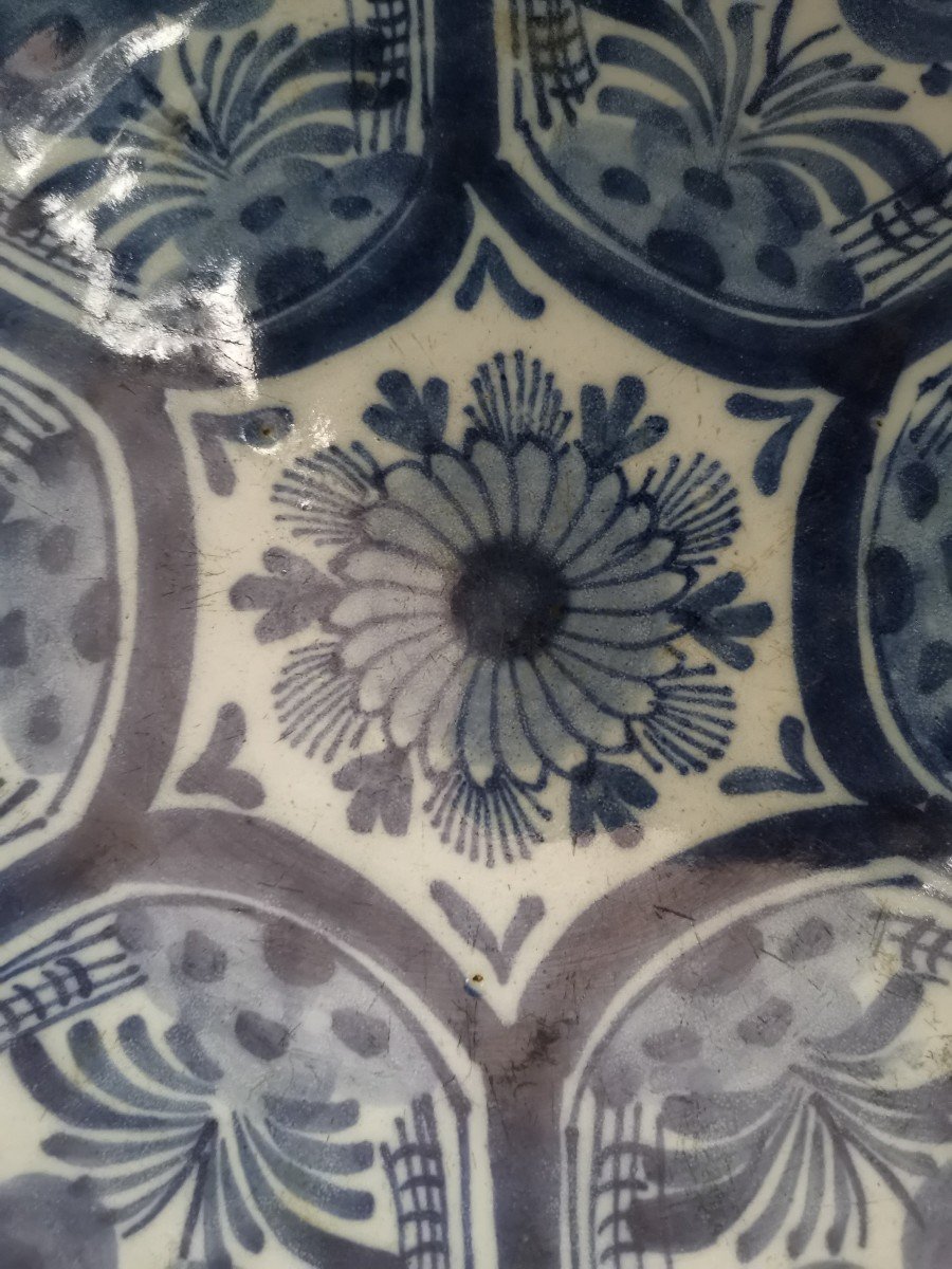 Pair Of 18th Century Delftware Dishes-photo-4