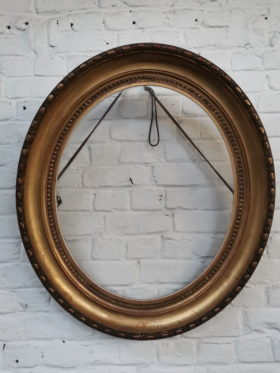 Large Golden Oval Frame-photo-1