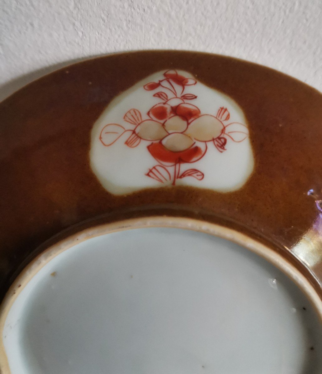 Tasse Et Sous Tasse Porcelaine De Chine 18ème -photo-1