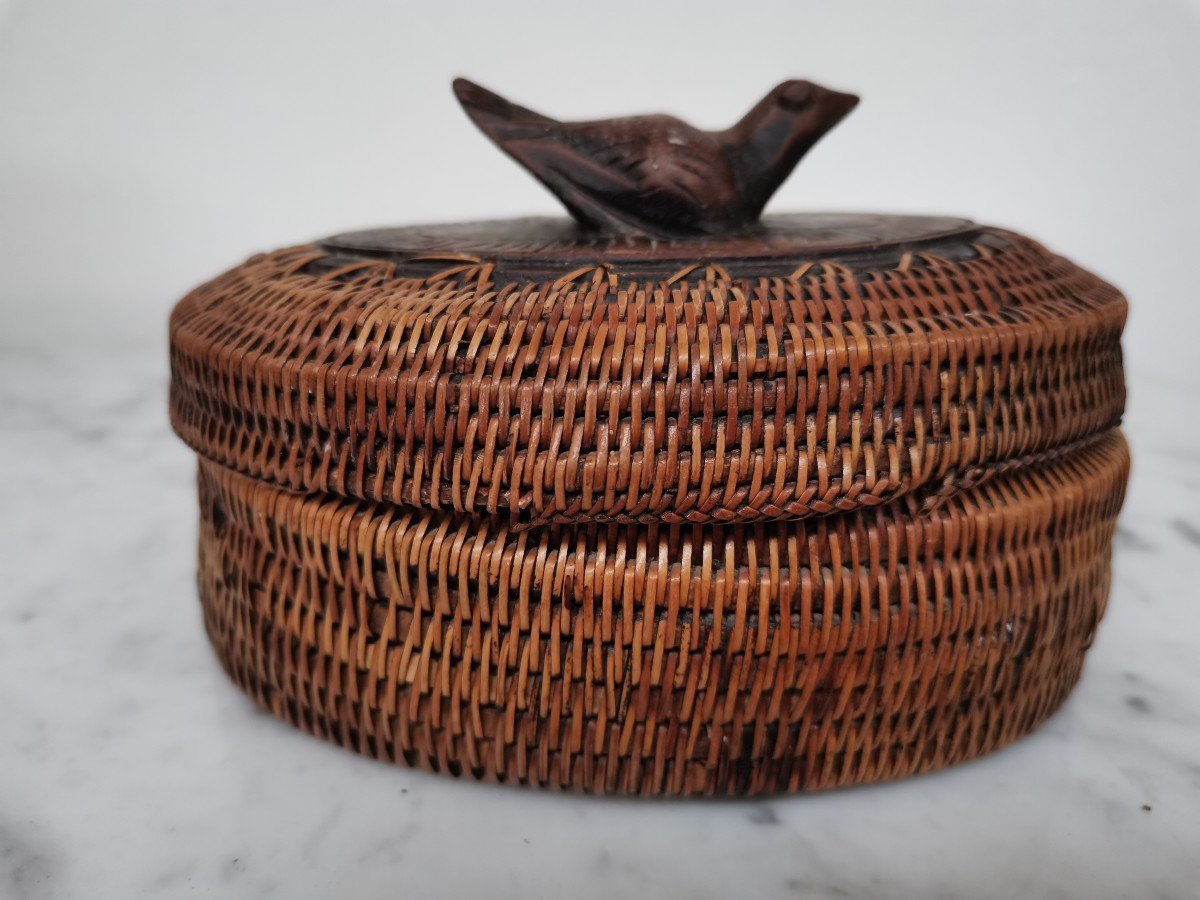 Small Box, Basketwork, Folk Art -photo-4